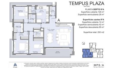 Tempus Plaza- Departamento de tres dormitorios.