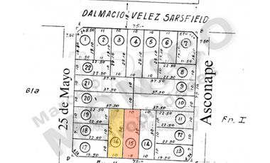 Venta terreno en paso del rey