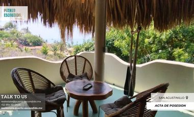 Casa de huespedes con vista al mar San Agustinillo