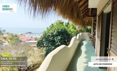 Casa de huespedes con vista al mar San Agustinillo