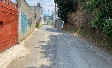 TERRENO EN VENTA EN CUAJIMALPA