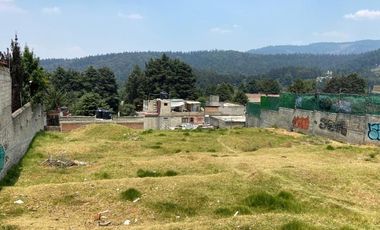 TERRENO EN VENTA EN CUAJIMALPA