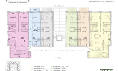 Departamento 1 Amb Premium en Bernal - Klover Plaza - Seguridad y Amenities