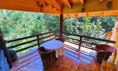 Cabaña en Mazamitla La Cofradía con vista al bosque ideal para inversión