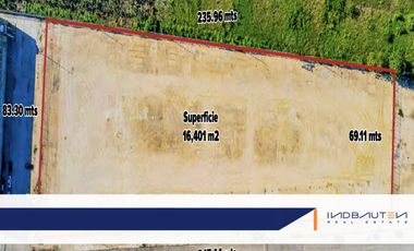 IB-TB0028 - Terreno Industrial en Renta en Villahermosa, 16,401 m2.