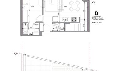 Departamento en  venta 2 ambientes Palermo