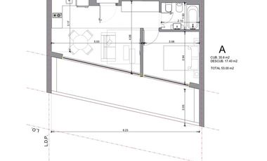 Departamento en  venta 2 ambientes Palermo