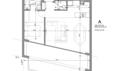 Departamento en  venta 2 ambientes Palermo