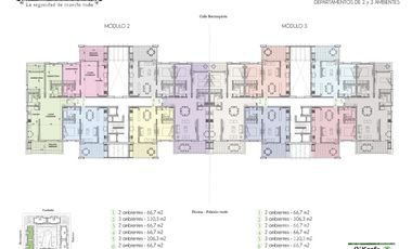 Departamento 3 Ambientes en venta en Bernal - Klover Plaza - Seguridad 24 Hs  y Amenities-