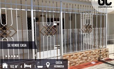 Se vende casa - Bario Costa Hermosa