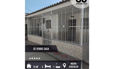 Se vende casa - Barrio Nuevo Jerusalén