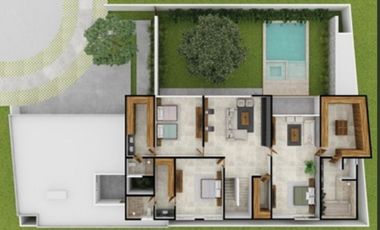 Casa en venta en privada residencial de 4 habitaciones zona de Xacantún