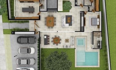 Casa de 4 recámaras en venta en privada zona de Xcanatún.
