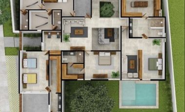 Casa de 4 recámaras en venta en privada zona de Xcanatún.
