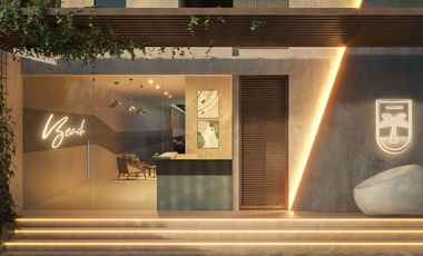 Departamento en venta en segunda fila en playas de San Benito Yucatán