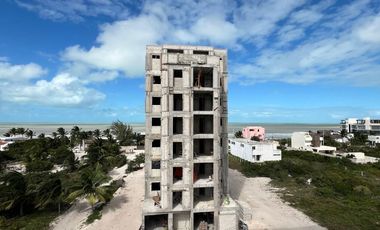 Departamento en venta en segunda fila en playas de San Benito Yucatán
