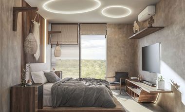 Departamento en venta en segunda fila en playas de San Benito Yucatán