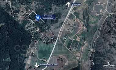 VENTA Gran propiedad a terminar sobre RP62 a 5 km del Lago Lolog Ideal para emprendimiento turístico