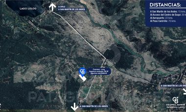 VENTA Gran propiedad a terminar sobre RP62 a 5 km del Lago Lolog Ideal para emprendimiento turístico