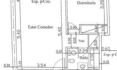 MONOAMB DIVISIBLE A 2 AMB *A ESTRENAR* s/AVDA c/BALCÓN