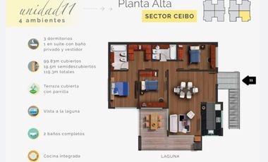 Departamento venta Delta Tigre