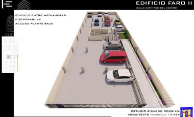Departamento en  Faro II-UF5-Semi-piso frente-Santiago del Estero.  al 2800