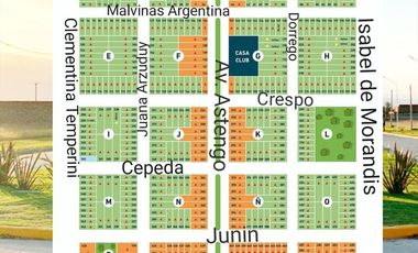 Terreno en Alvear con Construcción