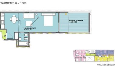 Departamento en pozo Monoambiente - Venta - Nuñez - Muy buena ubicación