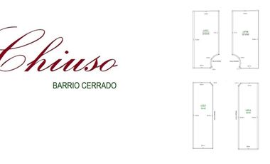 Casa LLAVE EN MANO - CASTELAR Norte - Barrio Cerrado - CHIUSO (Lotes A y D)