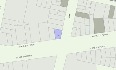 Galpón en Av. Pte. Perón esq. Lima