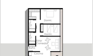 Departamento  3 dormitorios + cochera. Condominio UP! Pellegrini