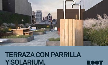 Departamento tipo LOFT con  balcón terraza, baño y toilette. Amenities en terraza!