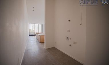 Departamento tipo LOFT con  balcón terraza, baño y toilette. Amenities en terraza!