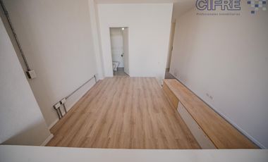 Departamento tipo LOFT con  balcón terraza, baño y toilette. Amenities en terraza!