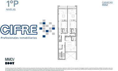 Departamento tipo LOFT con  balcón terraza, baño y toilette. Amenities en terraza!