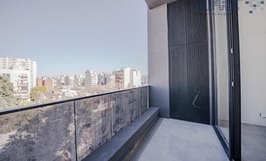 Departamento tipo LOFT con  balcón terraza, baño y toilette. Amenities en terraza!