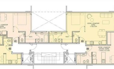 Alquiler/Venta  Departamento 2 Ambientes C/ BALCON  - AMENITIES - Las Cañitas