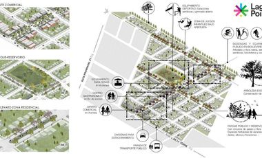 Lotes en barrio abierto.  Lagos Point en contacto con la naturaleza.
