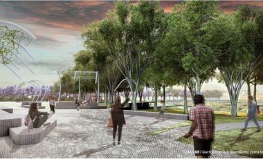 Lotes en barrio abierto.  Lagos Point en contacto con la naturaleza.