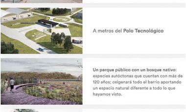 Lotes en barrio abierto.  Lagos Point en contacto con la naturaleza.