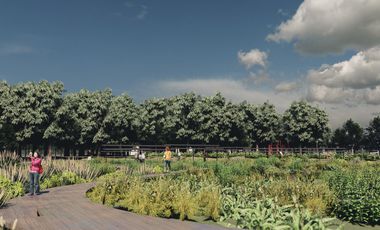 Lotes en barrio abierto.  Lagos Point en contacto con la naturaleza.