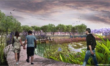 Lotes en barrio abierto.  Lagos Point en contacto con la naturaleza.