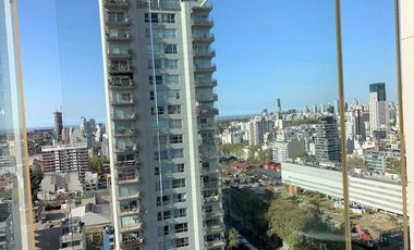 IMPRESIONANTE 2 AMB C/COCH FIJA AMOBLADO PISO SUPER ALTO C/ESPECTAC VISTA TORRE MIRABILIA.