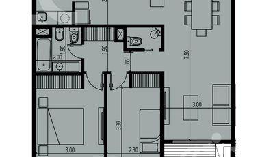 Venta - Edificio TERRASUR - Departamento 3 amb. en construcción - Lanús E. CONTADO EFECTIVO