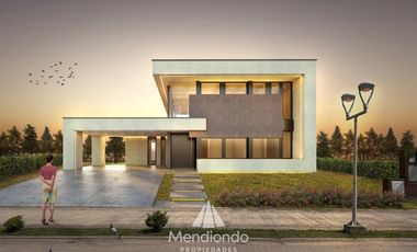 Casa 4 amb con piscina y cochera doble en Barrio Privado Tierras del Mar