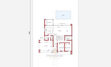 Casa 4 amb con piscina y cochera doble en Barrio Privado Tierras del Mar