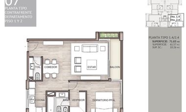 Departamento en Acassuso