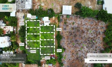 Lotes Asombrosos en Barra de Colotepec