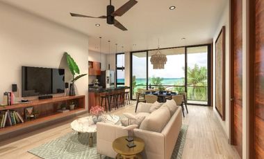 Departamento en venta frente al mar de Telchac puerto