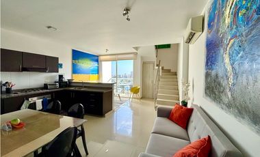 ARRIENDO PH DUPLEX AMOBLADO, 1 ALCOBA 80MTS, ALTO PRADO